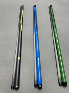 Queue de billard Little Monster en fibre de carbone, queue de billard professionnelle en 3 parties intégrées, pointe en bakélite noire haute puissance - Product Image 1