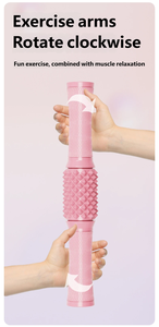 Tongkat Pijat Torsi Berkualitas Tinggi dengan Roda Berputar untuk Relaksasi Otot, Latihan Pergelangan Tangan, dan Terapi Fisik - Product Image 6