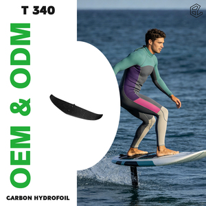 T340 rear wing Carbon Mast sup Wing EFOIL Electronic Surfboard Water Play Sports Kitesurf Foil Hydrofoil - Product Image 1