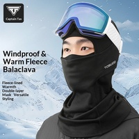 Balaclava d'hiver imperméable doublée de polaire professionnelle, masque de ski, couvre-visage complet, moto, cyclisme, sports de plein air, unisexe