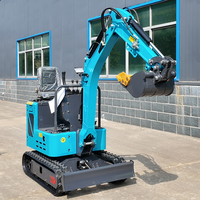 Envío Gratis, Mini Excavadora de 1.2 Toneladas con Motor Kubota Certificado por la EPA, Multifuncional, con Barrena y Martillo Hidráulicos