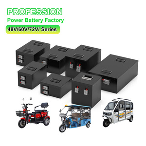 OEM batería <span class=keywords><strong>de</strong></span> litio recargable 48V 60V 72V 25Ah 50Ah 100Ah LifePO4 batería para Camping coche motocicleta triciclo Pedicab Rickshaw - Product Image 5