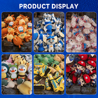 Peluche personnalisée en forme d'animal, jouet en peluche doux, poupée en peluche de dessin animé avec matériau en coton PP sûr pour les enfants, cadeau et décoration de chambre