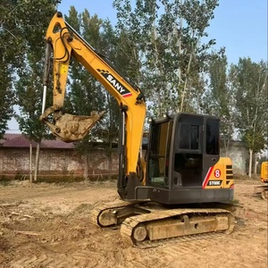Mini-excavatrice d'occasion à bas prix SANY 60 6 tonnes, matériel de construction d'occasion, excavatrice Sany 60 d'occasion à vendre - Product Image 2