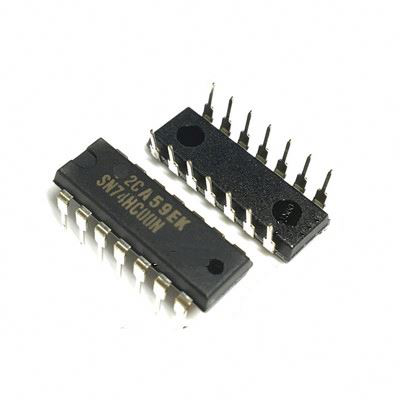 Hot selling New Original low price SN74HC00N DIP14 four-two input NAND gate chip 74HC00 in stock