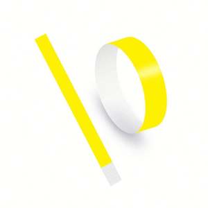 Pulseras de Papel Impresas Personalizadas al por Mayor - Pulseras Desechables de Papel en Varios Colores - Product Image 4