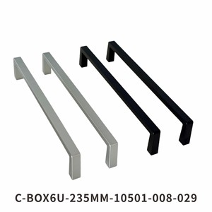C-BOX ZSTC C-BOX 19인치 서브랙 전면 핸들, 폭 12.2mm, 투명 아노다이징 처리 3U 10501-005, 10501-006, 10501-018 4U 133.4MM - Product Image 5