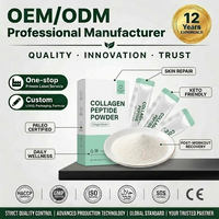 Usine de suppléments de collagène OEM tout-en-un, poudre de peptides de collagène, formule personnalisée, marque privée, suppléments de collagène en gros