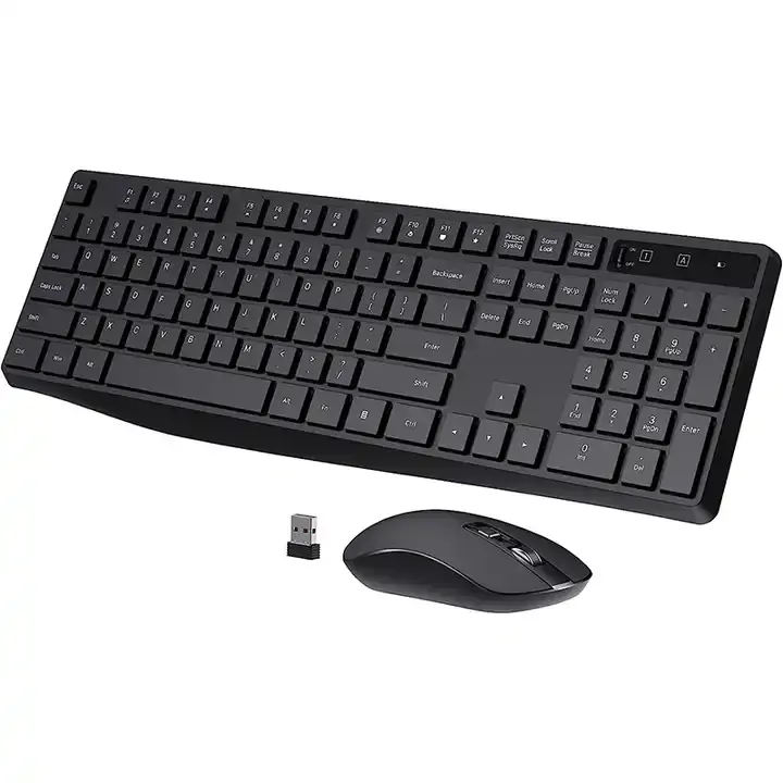 Popolare ufficio personalizzato 2.4G Bluetooth tastiera per computer Teclado ergonomico senza fili tastiera e mouse combo