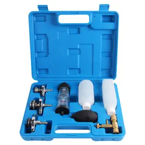 Universal Cylinder Combustion Gas Leak Pressure Detector Tool Kit with Vacuum Type Cooling System for CO2 Test in Radiator