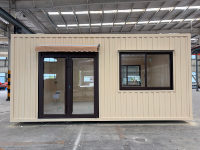 Maisons conteneurs Apple Cabin contemporaines préfabriquées en acier et aluminium, étanches, écologiques, résistantes au feu, pour atelier facile à aménager