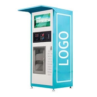 Máquina Expendedora de Agua para Exteriores, Impermeable, con Ósmosis Inversa, Dispensador de Agua con Múltiples Métodos de Pago: Monedas, Código QR, Tarjeta IC