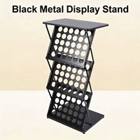 Pupitre ergonomique pliable avec rangement, support de présentation en métal durable pour l'éducation et les environnements professionnels