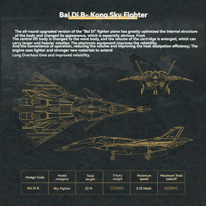 Modèle d'avion de chasse White Emperor à l'échelle 1:72, licence authentique du projet South Heaven <span class=keywords><strong>Gate</strong></span>, modèle en alliage de simulation, jouet de collection d'avions - Product Image 3
