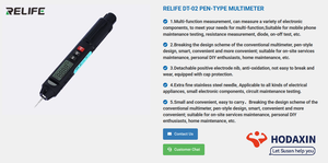 Multimètre stylo RELIFE DT-02 en gros pour la réparation de téléphones mobiles - Product Image 2