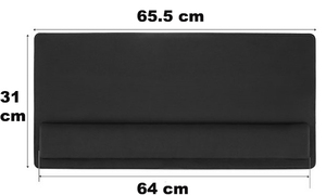 Bộ Nhớ Đệm Đàn Hồi Chậm Lớn Bàn Phím Chuột Bàn Phím Nghỉ Ngơi Cổ Tay, Bàn Chơi Game Công Thái Học Với Miếng Lót Chuột Hỗ Trợ Cổ Tay - Product Image 5