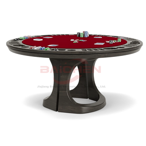 <span class=keywords><strong>Precio</strong></span> al por mayor Venta directa Mesa de póquer comercial de lujo Mesa de póquer de lujo de 6 plazas con barajador - Product Image 5