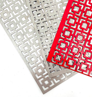 Grille décorative et de ventilation en acier inoxydable à mailles épaisses sur mesure, double fonction, façades de bâtiments, découpe laser CNC