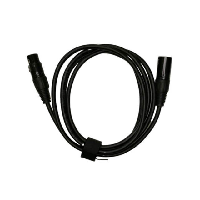 5-Pin XLR DMX Cable Twisted Pair with Green Connector PVC Jacket and Braid Shielding for Microphone Use Certified by ROHS
