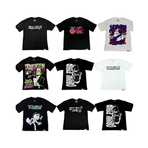 Retro Graphic Men Knitted T-<b>Shirt</b> Vintage Print 100% Cotton Crew Neck Short Sleeve Anti-Wrinkle Streetwear Summer Casual Regular - Product Image 4