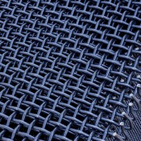 Grille perforée en fil de fer galvanisé à trous carrés, tamis soudé pour filtre vibrant, utilisation minière