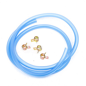 Tmqwag Tuyau en caoutchouc de 2 m avec 4 clips, ajustement universel pour kit de tuyau de filtre de moto tout-terrain - Product Image 4
