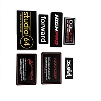 Étiquettes personnalisées en PVC souple 3D avec logo en relief, à coudre, lavables pour vêtements, sacs, chaussures et maillots de bain - Taille personnalisée