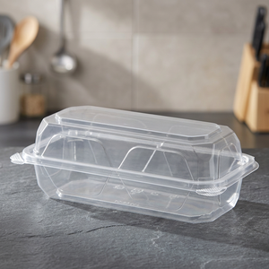 Taiwan Disposable Plastic PET <b>Container</b> Packaging Box Clear <b>Takeaway</b> Bread Cake <b>Container</b> Recyclable Recycled Materials Food - Product Image 3
