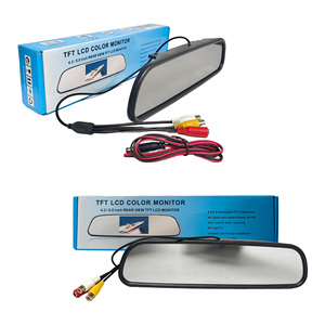 4.3" TFT LCD Auto Rearview <b>Mirror</b> Monitor Universal Reverse Display - Product Image 4