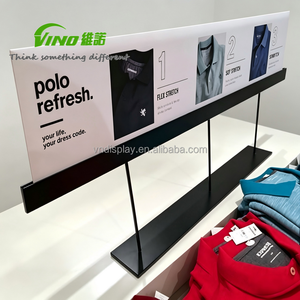 Retail Countertop Metal Sign Holder, Freestanding Poster <b>Display</b> <b>Rack</b>, premium poster stand - Product Image 1