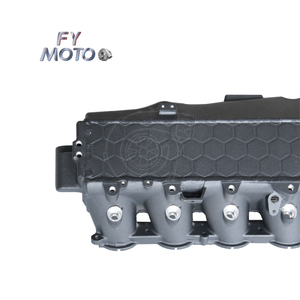 Black ALL CAST INTAKE MANIFOLD untuk Gen <span class=keywords><strong>2</strong></span> B58 Charge air Cooler Intake BMW M340i B58 G20 G29 Supra A90 3.0T 2020+ Penutup Heksagonal - Product Image 6