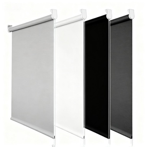 Persianas enrollables opacas motorizadas con integración de aplicaciones y soporte de <span class=keywords><strong>interruptor</strong></span> de pared para vestíbulos y oficinas de techo alto - Product Image 1