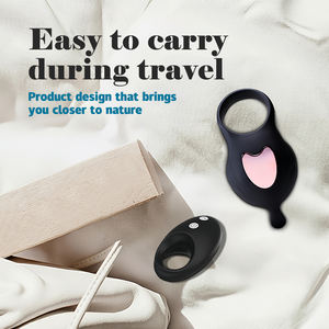 Penisring mit 10 Vibrationsmodi, Ringvibratoren mit Hodenvibration für /Perineum/Hodenstimulation, dehnbarer <span class=keywords><strong>Ring</strong></span> - Product Image 3