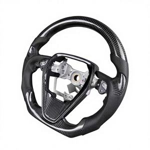 Volante de Cuero y Fibra de Carbono con Botones para <span class=keywords><strong>Toyota</strong></span> Corolla <span class=keywords><strong>Camry</strong></span> <span class=keywords><strong>Xse</strong></span> Se 9th Hybrid <span class=keywords><strong>2018</strong></span> 2021 2022 2023 2024 2025 2026 - Product Image 2