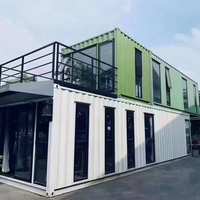 Maison créative en verre à structure en acier Module d'espace pour maison préfabriquée Cabine Apple pour vivre et travailler