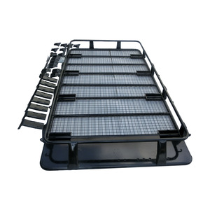 Portaequipajes de hierro resistente al agua, marco de equipaje de techo resistente al agua, color negro, para camión SUV, superventas, venta al por mayor de fábrica - Product Image 1