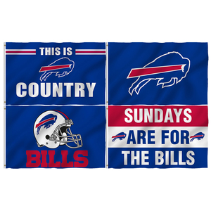 Bandera de los Bills Mafia de Poliéster con Ojales de Latón, 3x5, para Interior y Exterior, Doble Costura - Product Image 1