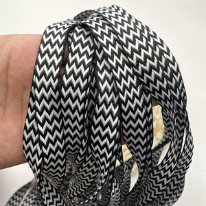 Tùy Chỉnh <span class=keywords><strong>Jacquard</strong></span> 1.5 Cm Polyester Phẳng Vải Dây Màu Sắc Dân tộc Cho Túi Xách Hàng May Mặc Giày Nhà Dệt May - Product Image 3