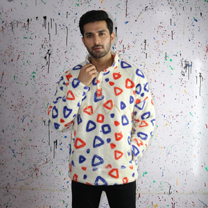 Sweat-shirt à capuche épais personnalisé pour homme, lavage vintage, polyester/coton 360g, fermeture éclair sur le devant, fils fins - Product Image 1
