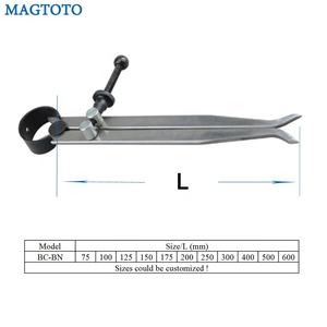 Platte been vaste moer vergrendeling binnen buiten lente remklauw divider - Product Image 4