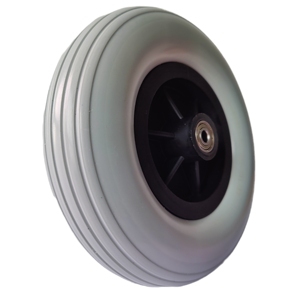 PU फोम व्हील चेयर ठोस पहियों <span class=keywords><strong>8x2</strong></span> इंच के कैस्टर व्हील ठोस टायर - Product Image 2