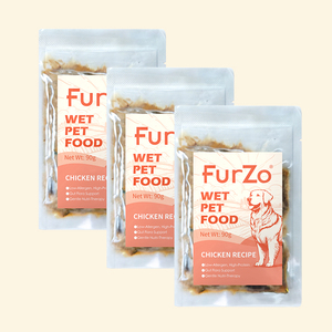 Snack Umido Furzo Personalizzato ad Alto Contenuto Proteico con Salsa di Carne <span class=keywords><strong>per</strong></span> la Salute Gastrointestinale con Vitamine 90G - Product Image 2