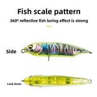 Leurre de pêche vibrant haute performance en acier inoxydable 5g 10g, type crayon coulant, pour lancer longue distance, toutes profondeurs, eau salée et rivière