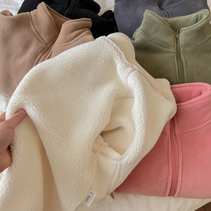 Vestes pour filles Kippo, vêtements chauds pour enfants, en polaire extra épaisse, rembourrés en polyester, avec tissu imprimé - Product Image 3