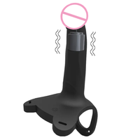 Harnais de pénis réaliste en silicone portable télécommandé, pantalon pénis pour hommes
