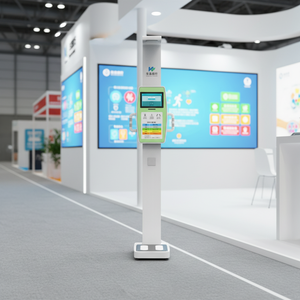 เครื่องชั่งน้ำหนักดิจิทัลสำหรับโรงพยาบาล ยี่ห้อ Huasheng Medical Diagnostics รุ่น HS-X6 พร้อมฟังก์ชั่น<span class=keywords><strong>วัด</strong></span>ส่วนสูง น้ำหนัก <span class=keywords><strong>ค่า</strong></span>ดัชนีมวลกาย (<span class=keywords><strong>BMI</strong></span>) และไขมันในร่างกาย - Product Image 2