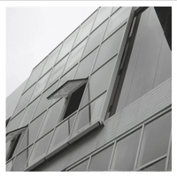 Porte-fenêtre de villa moderne en alliage d'aluminium avec verre miroir unidirectionnel - Verre de confidentialité magnétique horizontal pivotant haut de gamme sur mesure