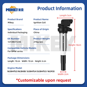 คอยล์จุดระเบิดเครื่องยนต์ MIKEY 12138611236 สำหรับ BMW 750Li XDrive M5 Sedan M8 Sedan Coupe X5M X6M ALPINA B7 อะไหล่รถยนต์คุณภาพสูง - Product Image 3