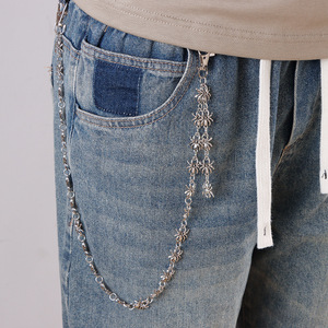Chaîne de taille Hip Hop en alliage de zinc, design araignée, simple couche, accessoire de mode pour boîte de nuit - Product Image 2
