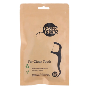 100% biyobozunur ağız bakımı Set organik mısır nişastası serin nane diş seçtikleri bambu kömür kaliteli kutulu doğal Pick - Product Image 6